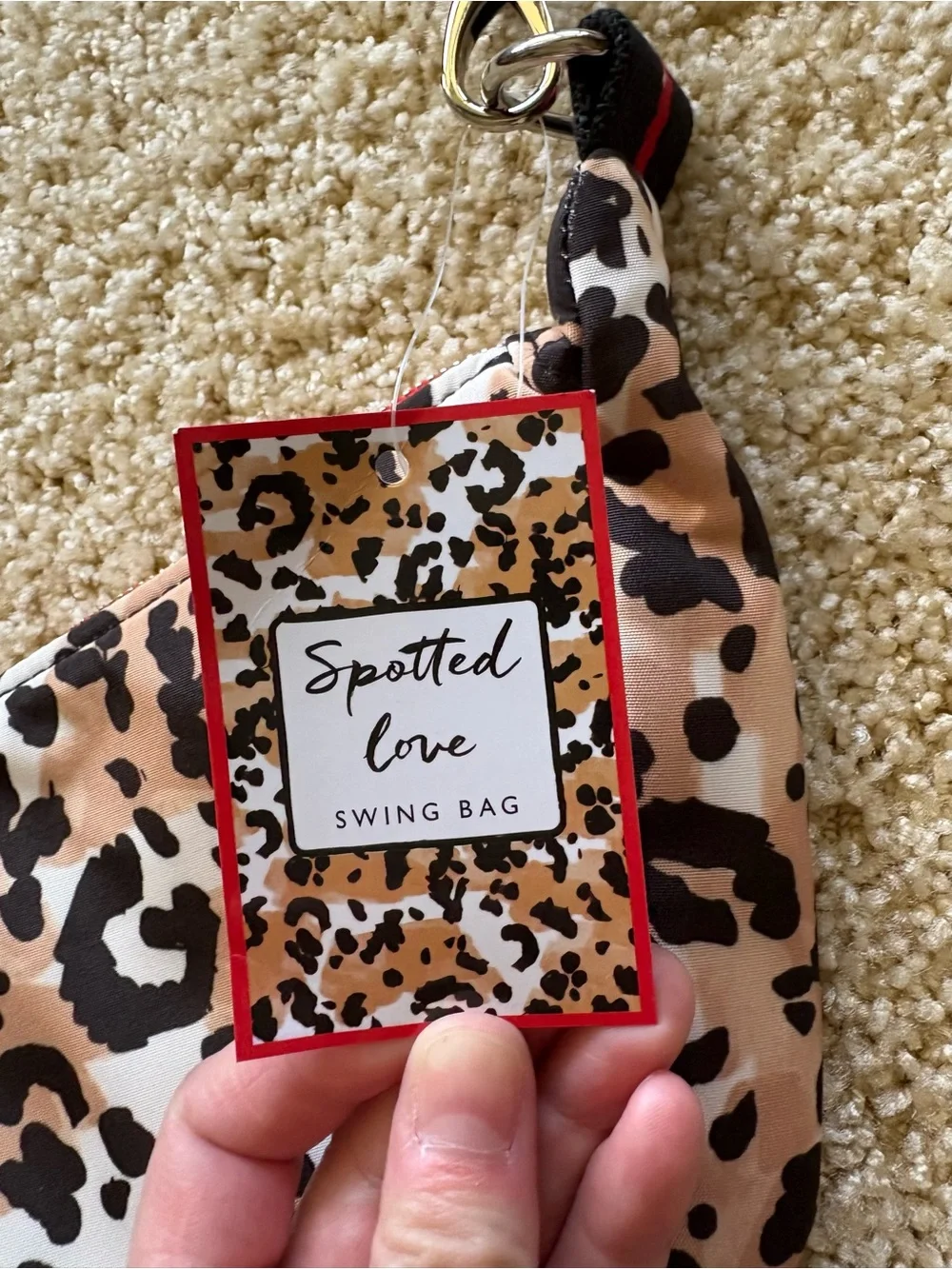 Brighton Spotted Love‎ Swing Bag Leopard Print Crossbody Purse NWT